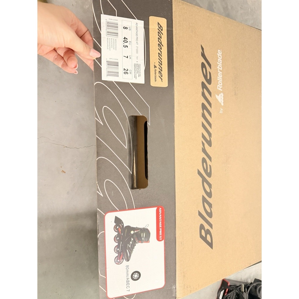 Rollerblade Bladerunner Advantage Pro XT Inline Skates Black/Red Size 8 Mens NEW - Picture 6 of 7